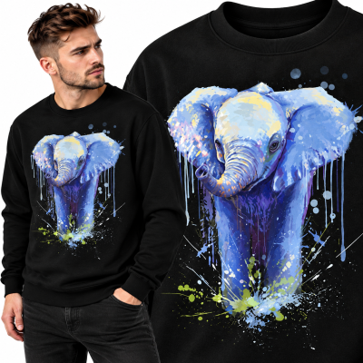 BLUZA ZWIERZĘTA  SŁOŃ 1